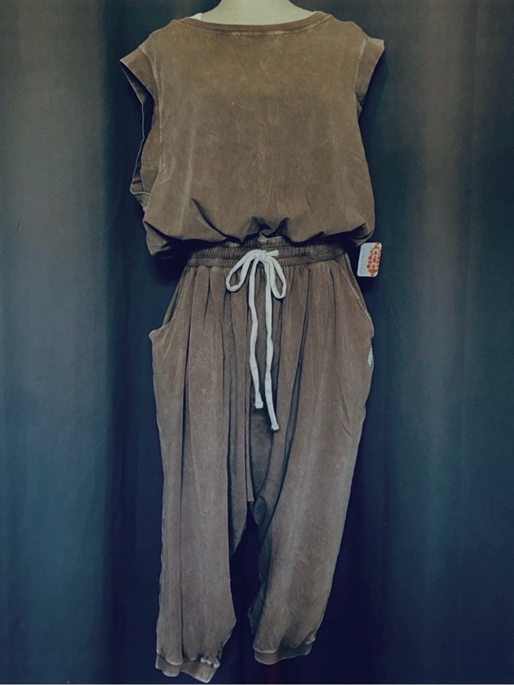 Free People Movement Hot Shot Harem Onesie NWT S - Picture 7 of 11